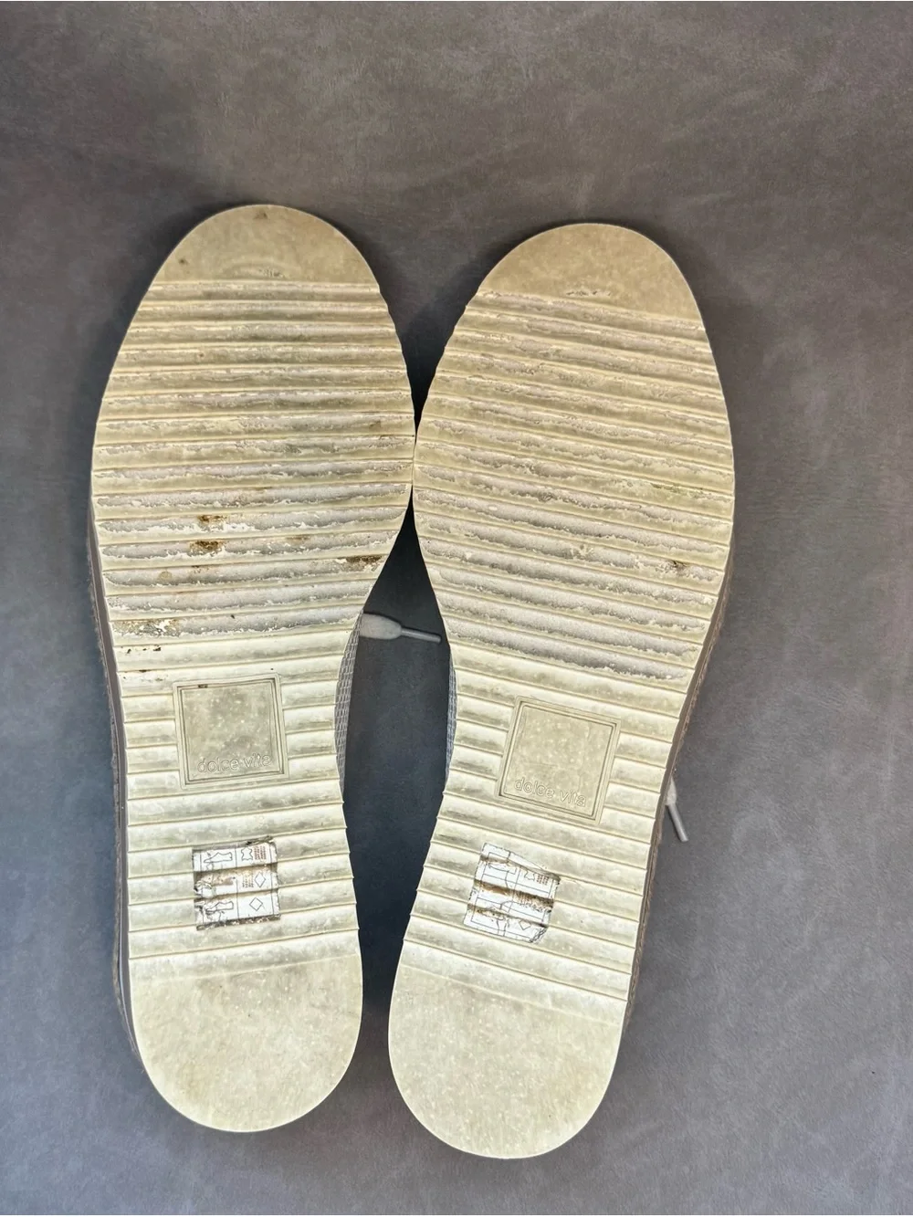 Dolce Vita Notice Platform Sneakers Women’s Size 11 White Canvas Leather Shoes